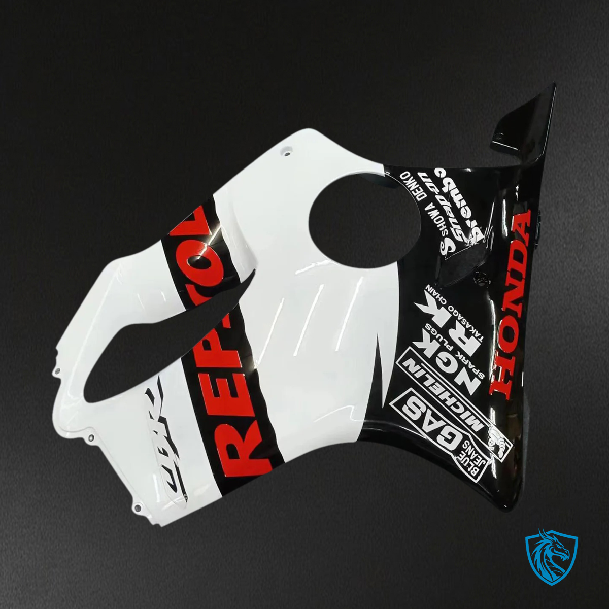 Honda CBR600 F4i (2004-2007) White & Black - Fairing Kit