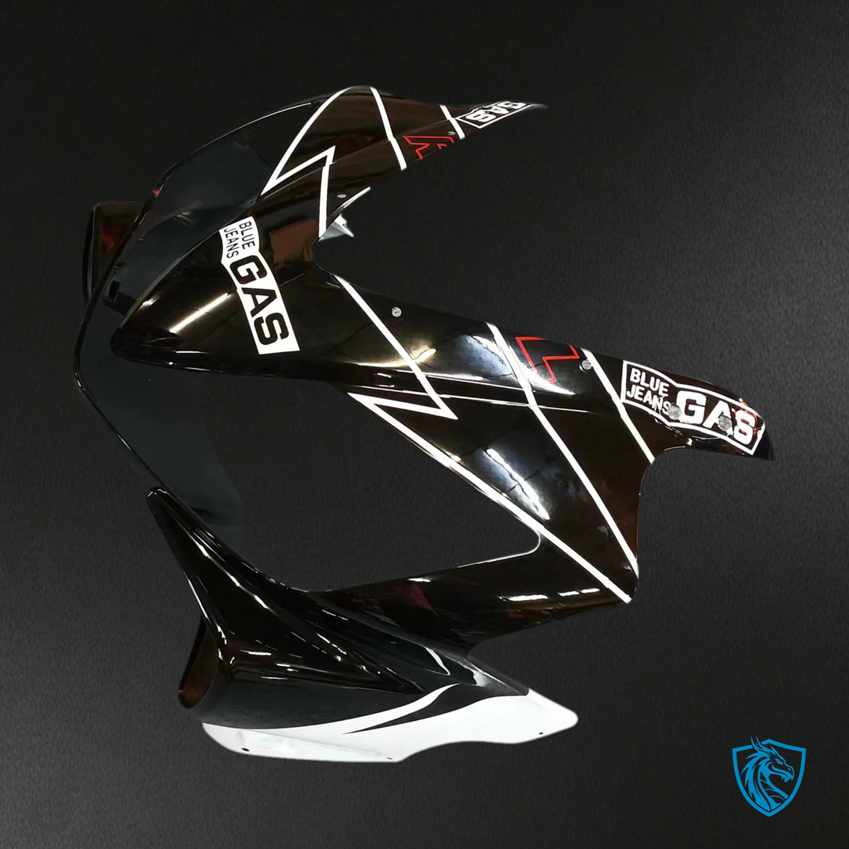 Honda CBR600 F4i (2004-2007) White & Black - Fairing Kit