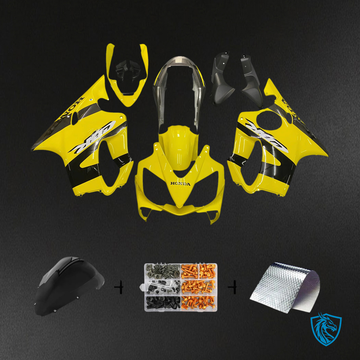 Honda CBR600 F4i (2004-2007) Yellow & Black - Fairing Kit