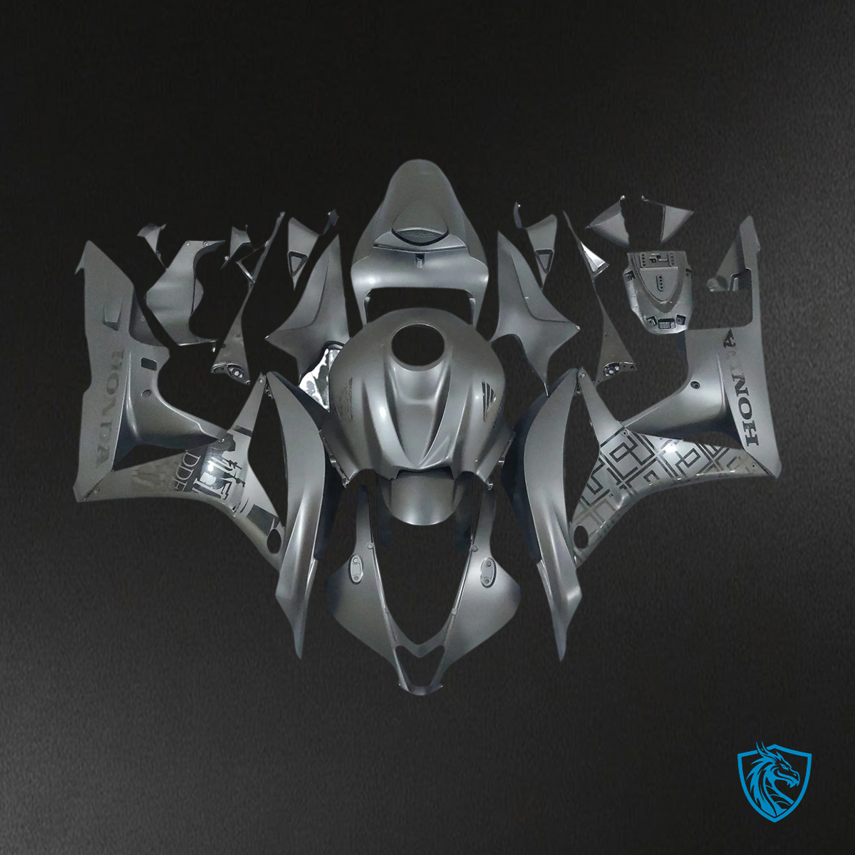 Honda CBR600 (2007-2008) Black - Fairing Kit