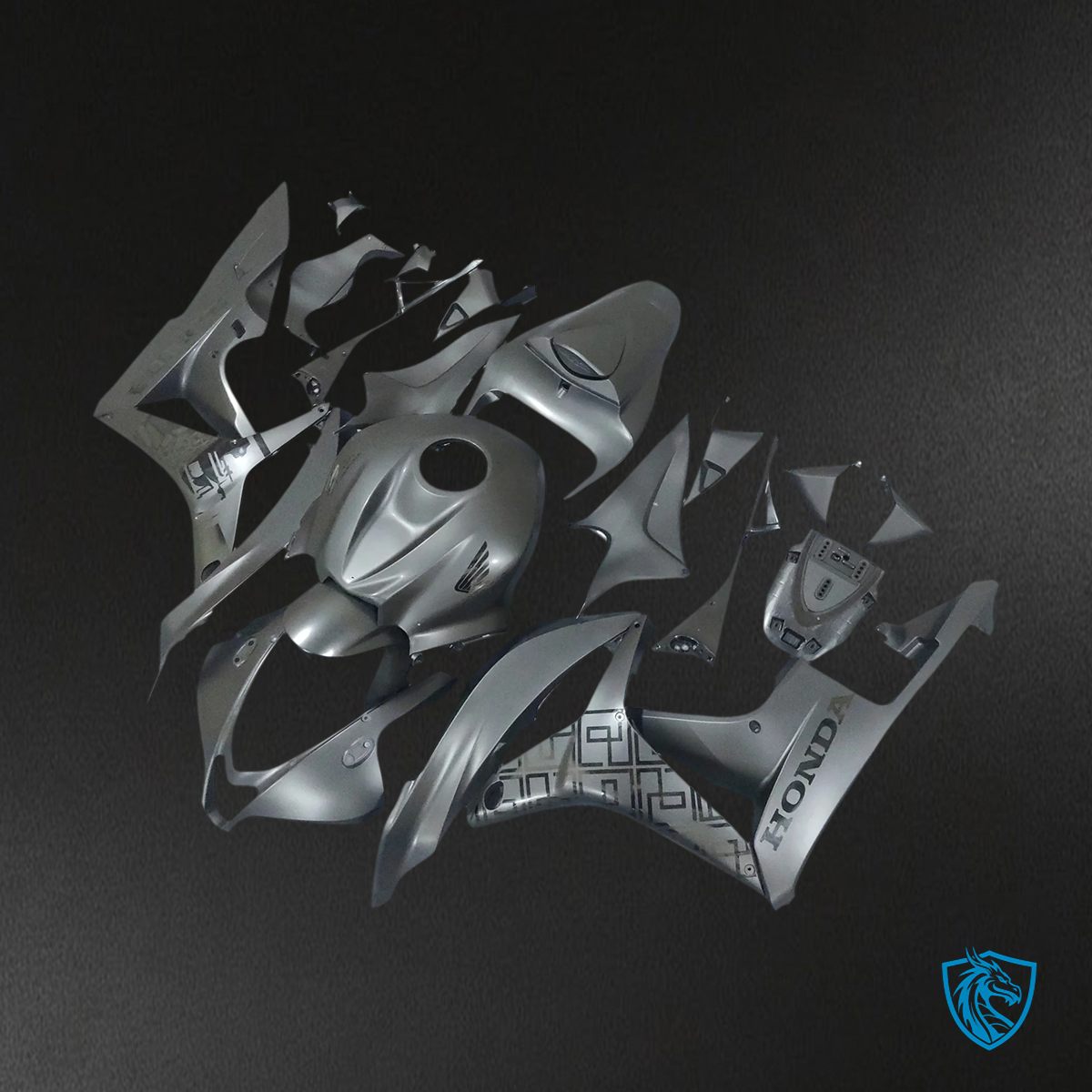 Honda CBR600 (2007-2008) Black - Fairing Kit