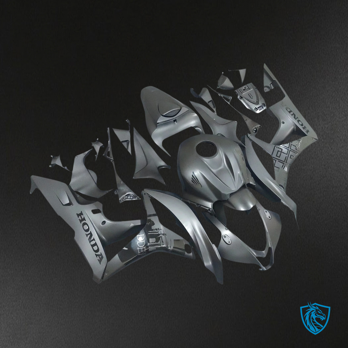 Honda CBR600 (2007-2008) Black - Fairing Kit
