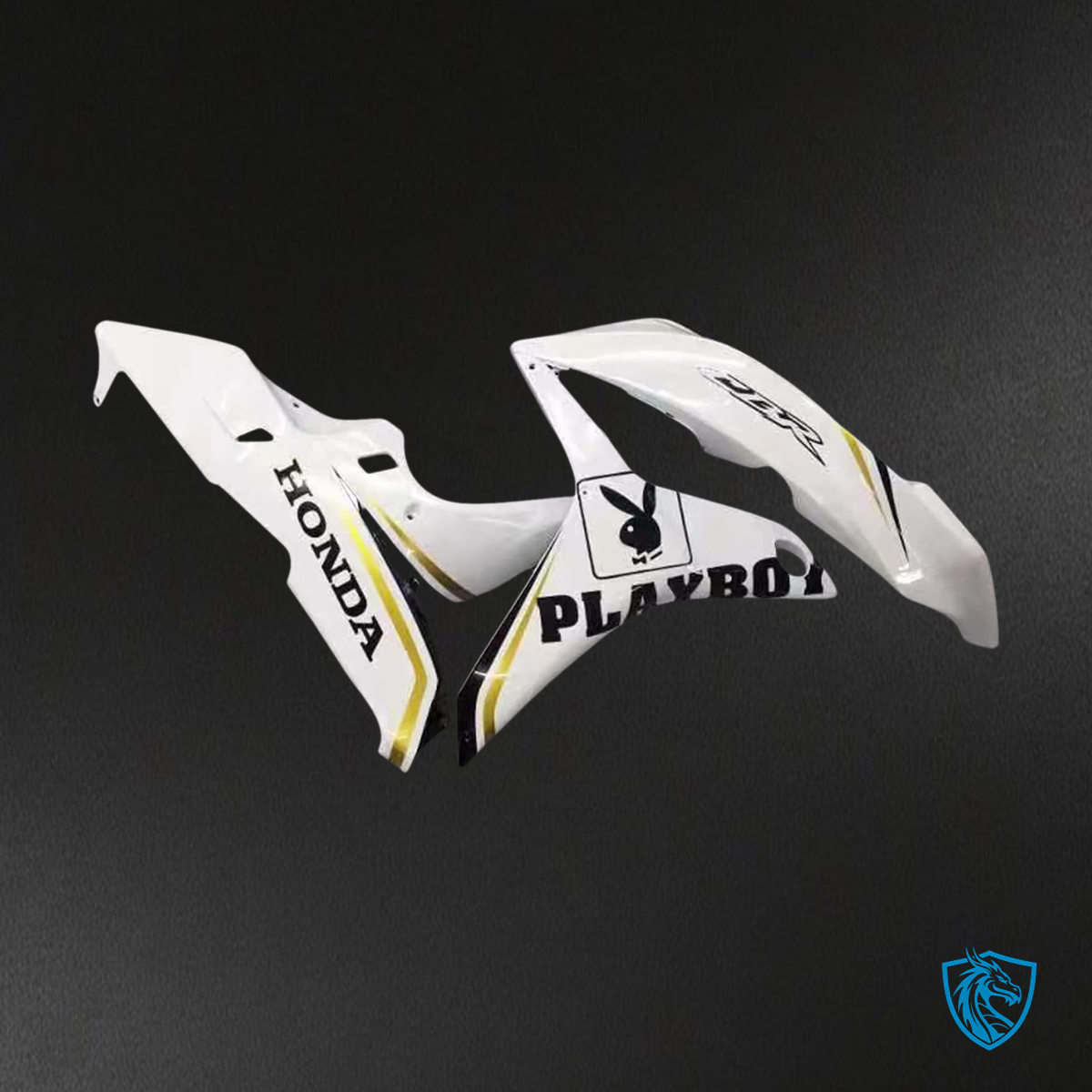 Honda CBR600 (2007-2008) Black & White - Fairing Kit