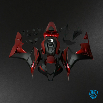 Honda CBR600 (2007-2008) Dark Red & Black - Fairing Kit