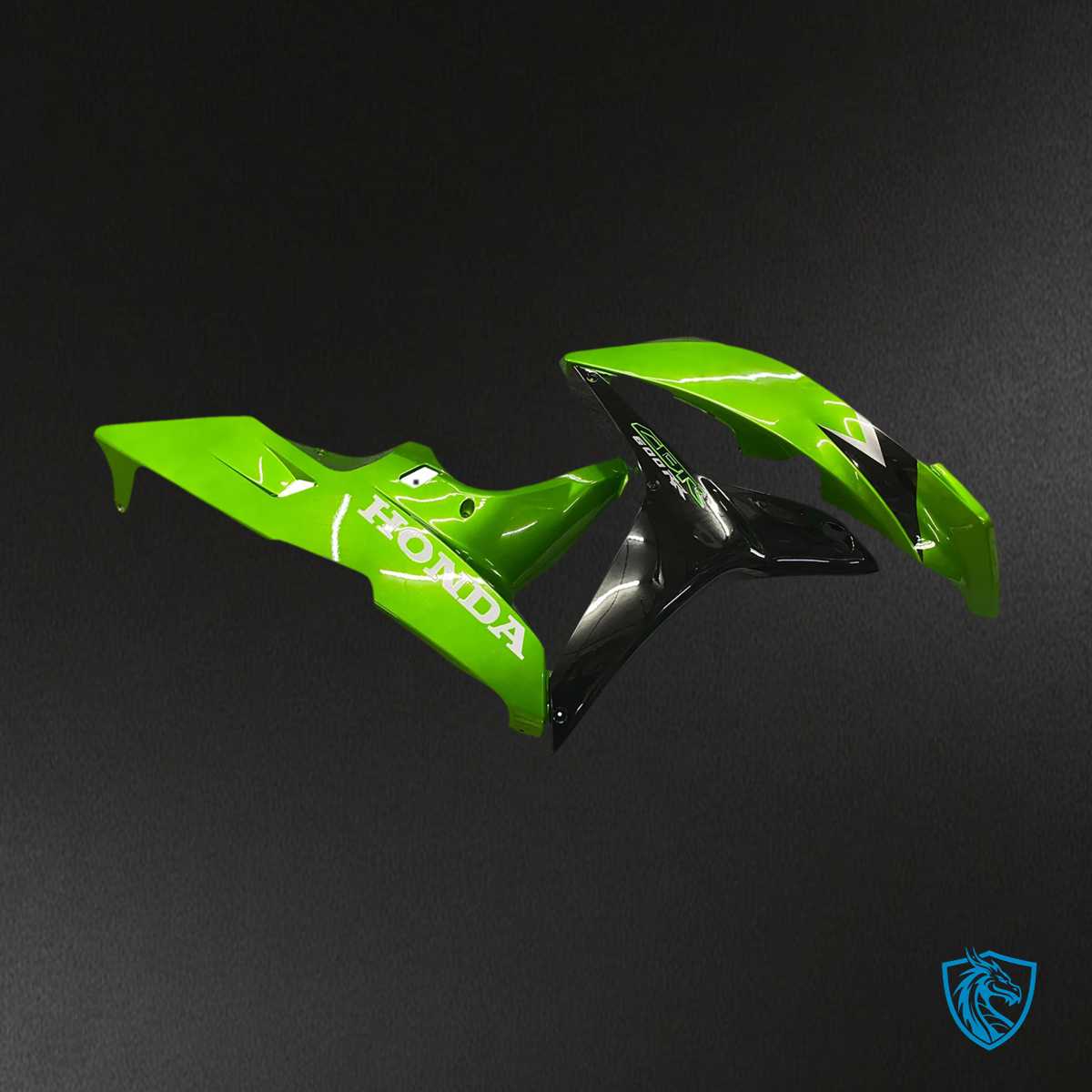 Honda CBR600 (2007-2008) Green & Black - Fairing Kit