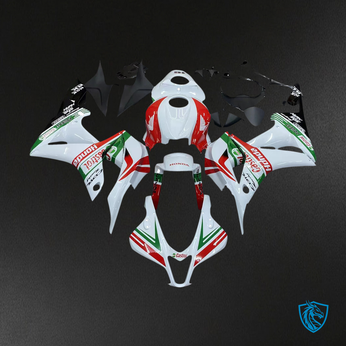 Honda CBR600 (2007-2008) Multi White - Fairing Kit