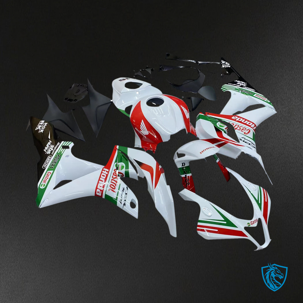 Honda CBR600 (2007-2008) Multi White - Fairing Kit
