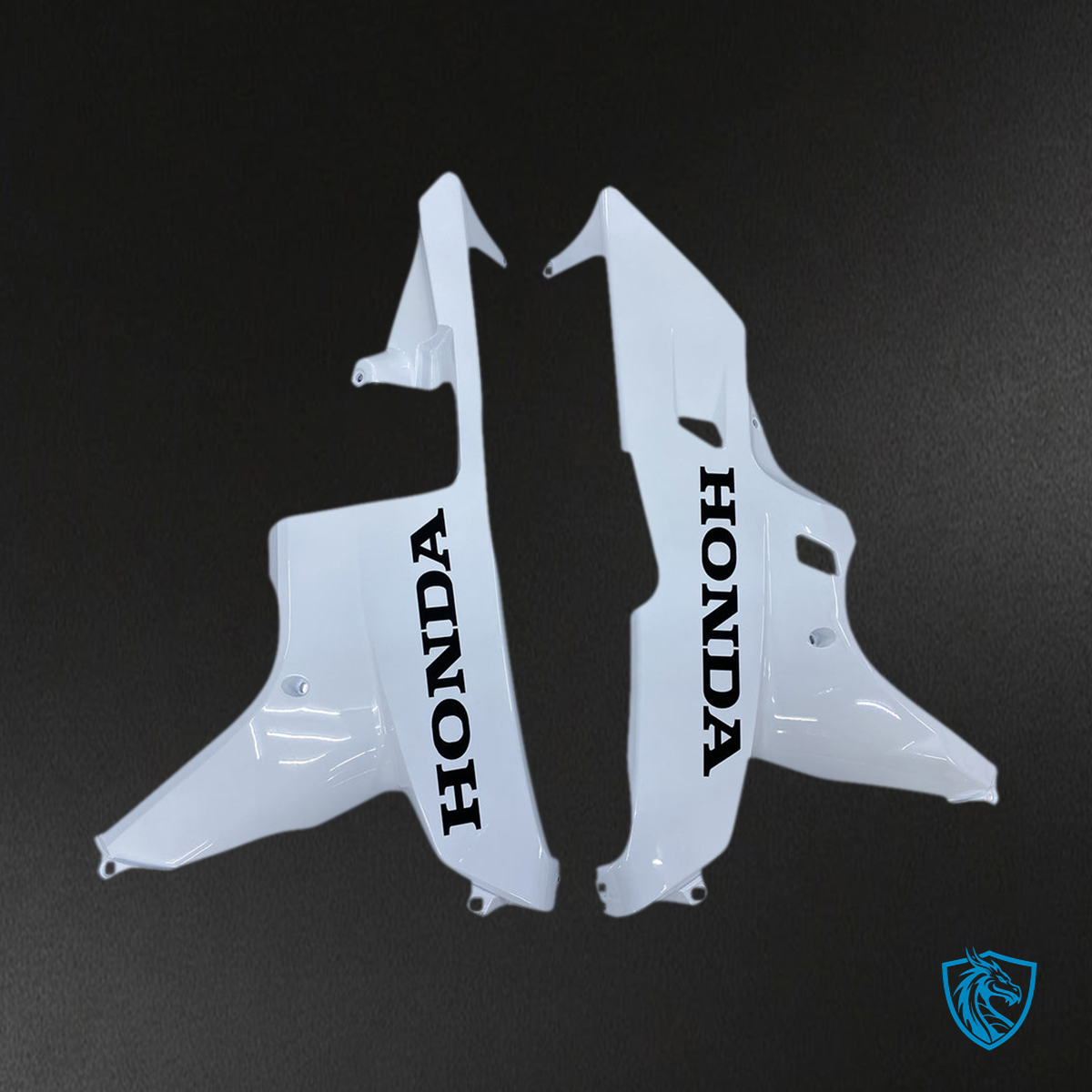 Honda CBR600RR (2007-2008) Black & White Generic Fairings Kit | ABS Bodywork