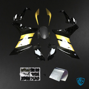 Honda CBR600 F (2011-2013) Black & Gold - Fairing Kit