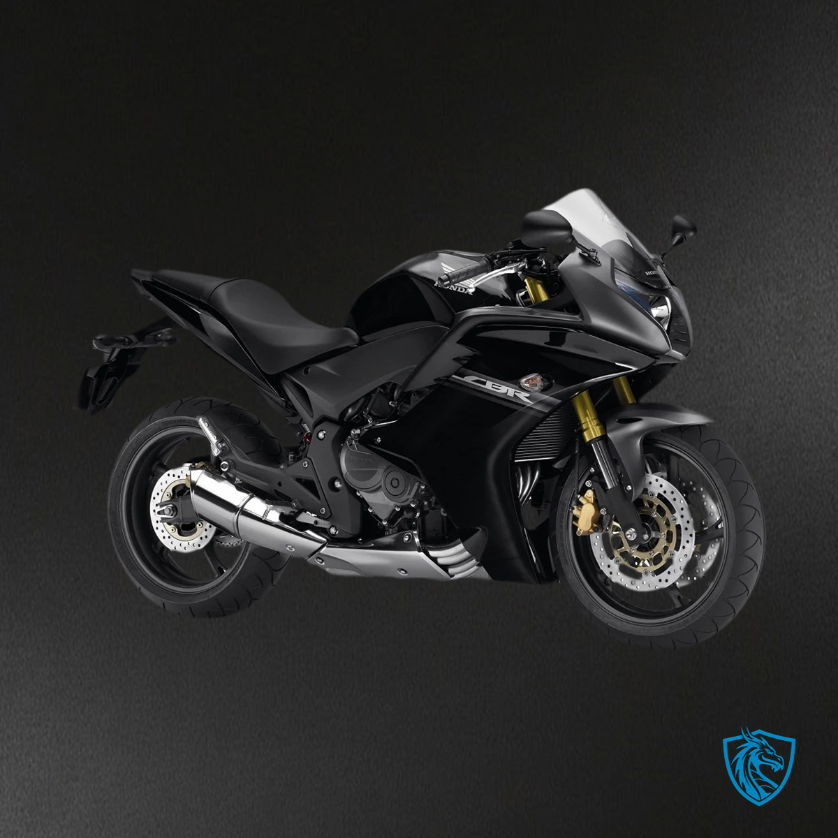 Honda CBR600 F (2011-2013) Black Style 2 - Fairing Kit