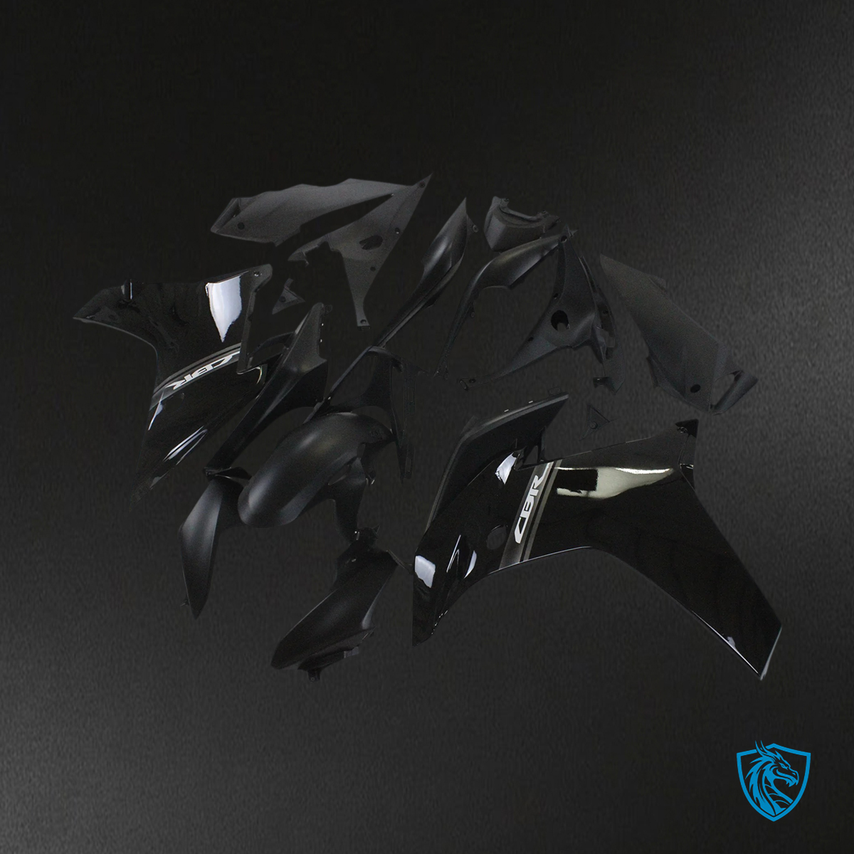 Honda CBR600 F (2011-2013) Black Style 2 - Fairing Kit