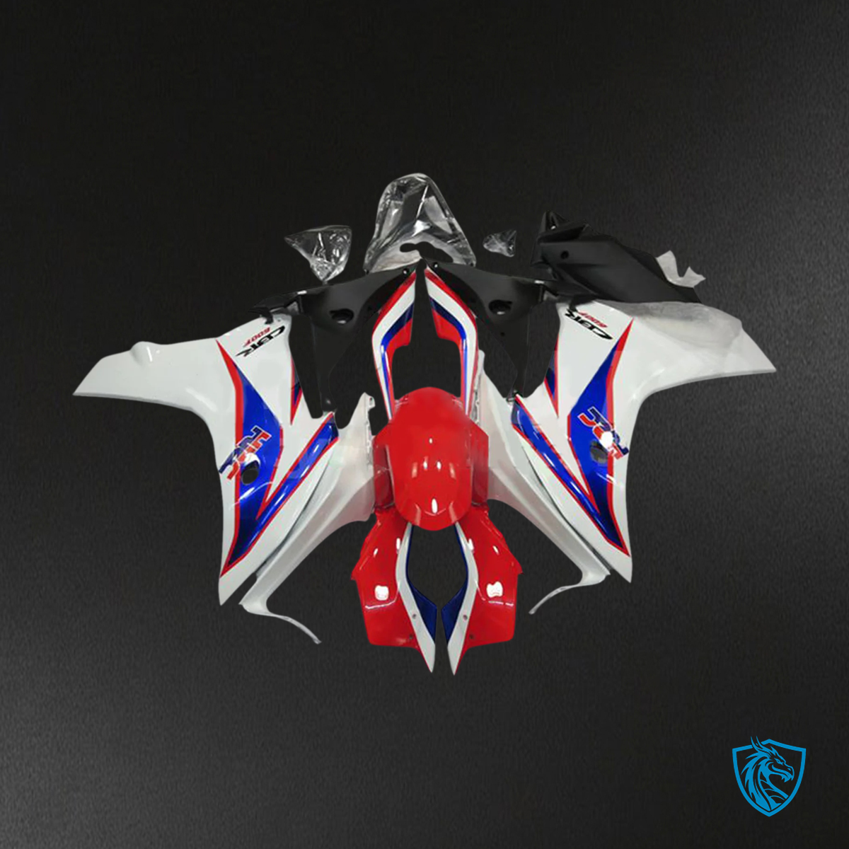 Honda CBR600 F (2011-2013) Blue & Red Style 1 - Fairing Kit