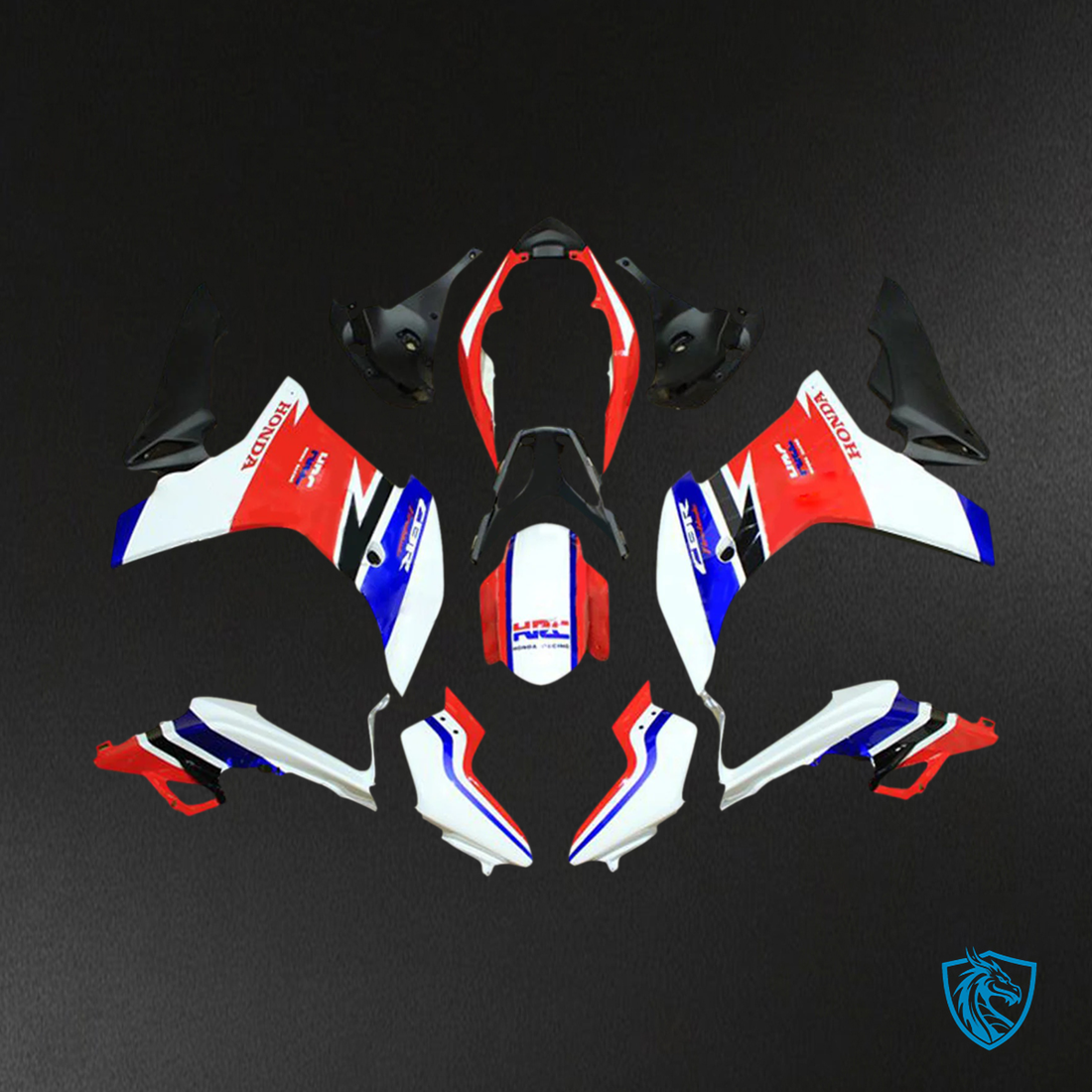 Honda CBR600 F (2011-2013) Blue & Red Style 2 - Fairing Kit