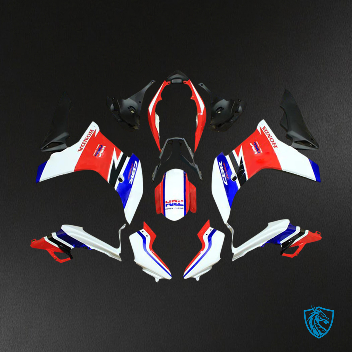 Honda CBR600 F (2011-2013) Blue & Red Style 2 - Fairing Kit