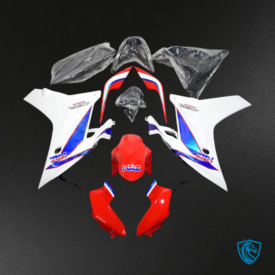 Honda CBR600 F (2011-2013) Blue & Red Style 3 - Fairing Kit
