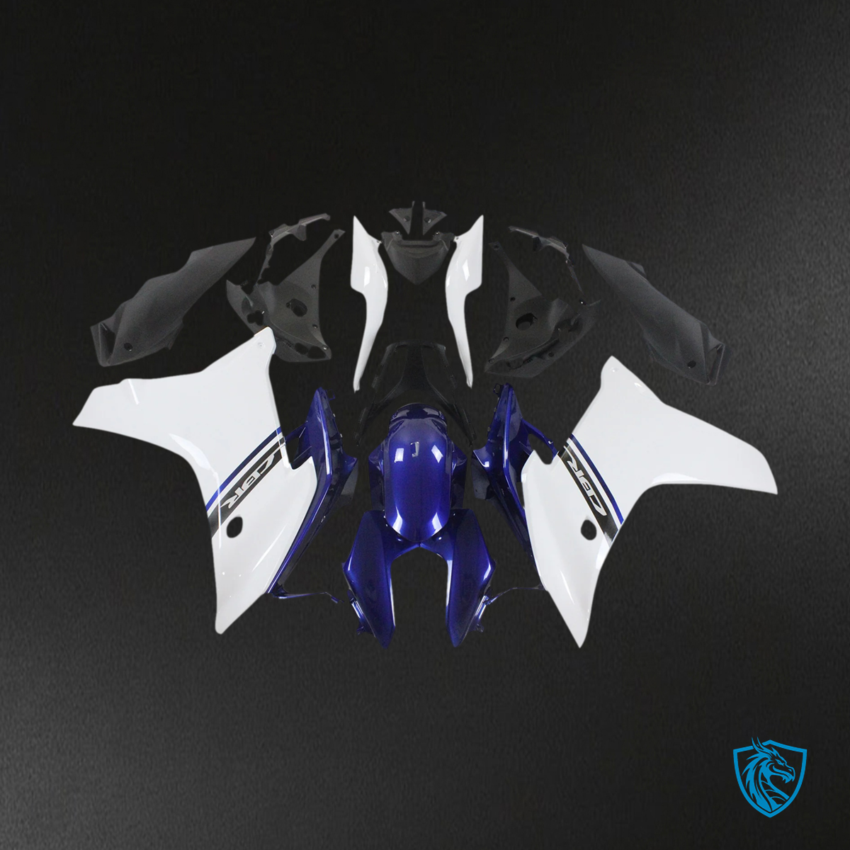 Honda CBR600 F (2011-2013) Blue & White - Fairing Kit