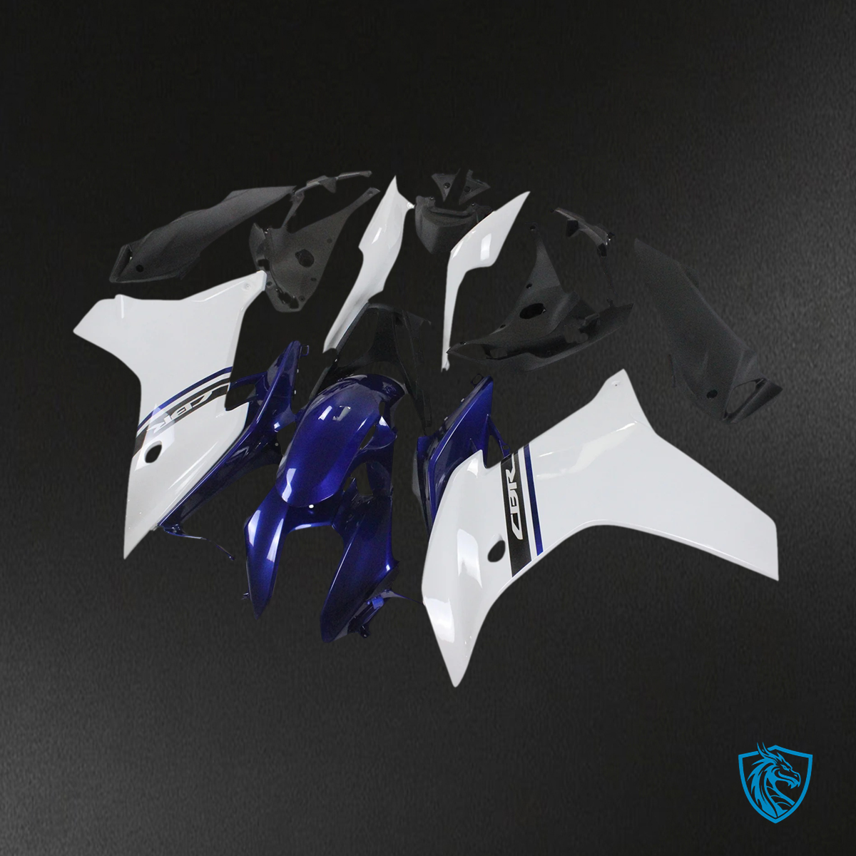 Honda CBR600 F (2011-2013) Blue & White - Fairing Kit