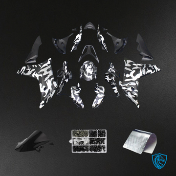 Honda CBR600 F (2011-2013) Camo Black & White - Fairing Kit