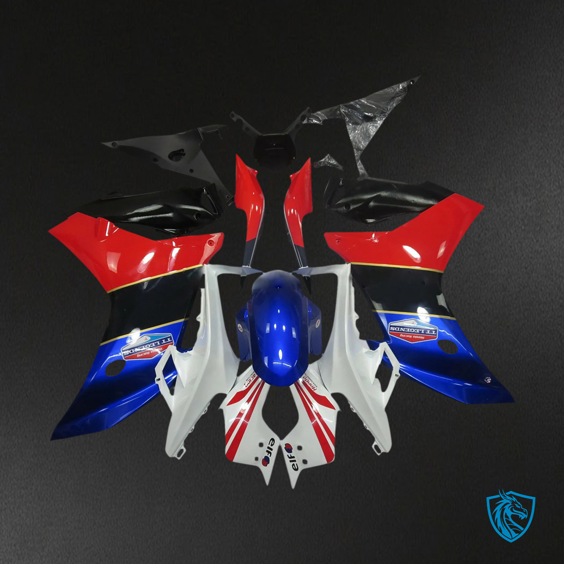 Honda CBR600 F (2011-2013) Red Blue & Black - Fairing Kit