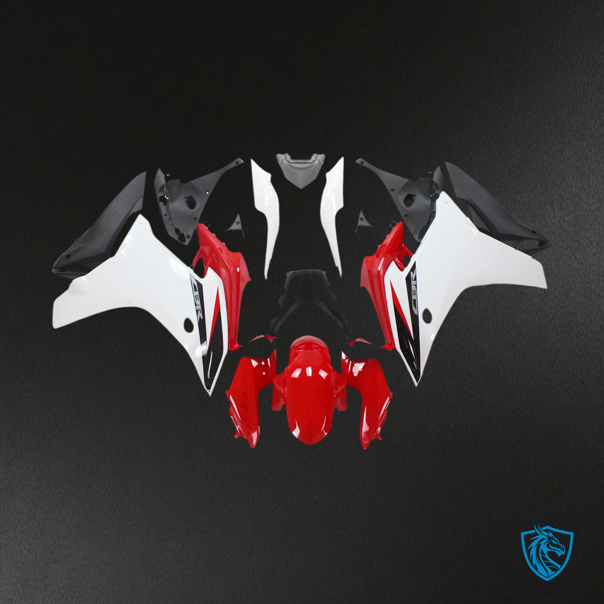 Honda CBR600 F (2011-2013) Red & White - Fairing Kit