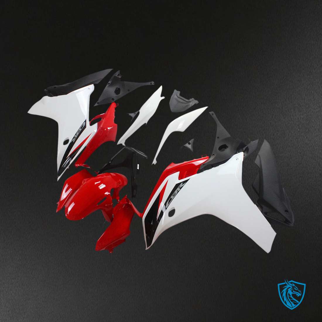 Honda CBR600 F (2011-2013) Red & White - Fairing Kit