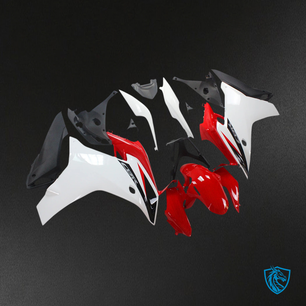 Honda CBR600 F (2011-2013) Red & White - Fairing Kit