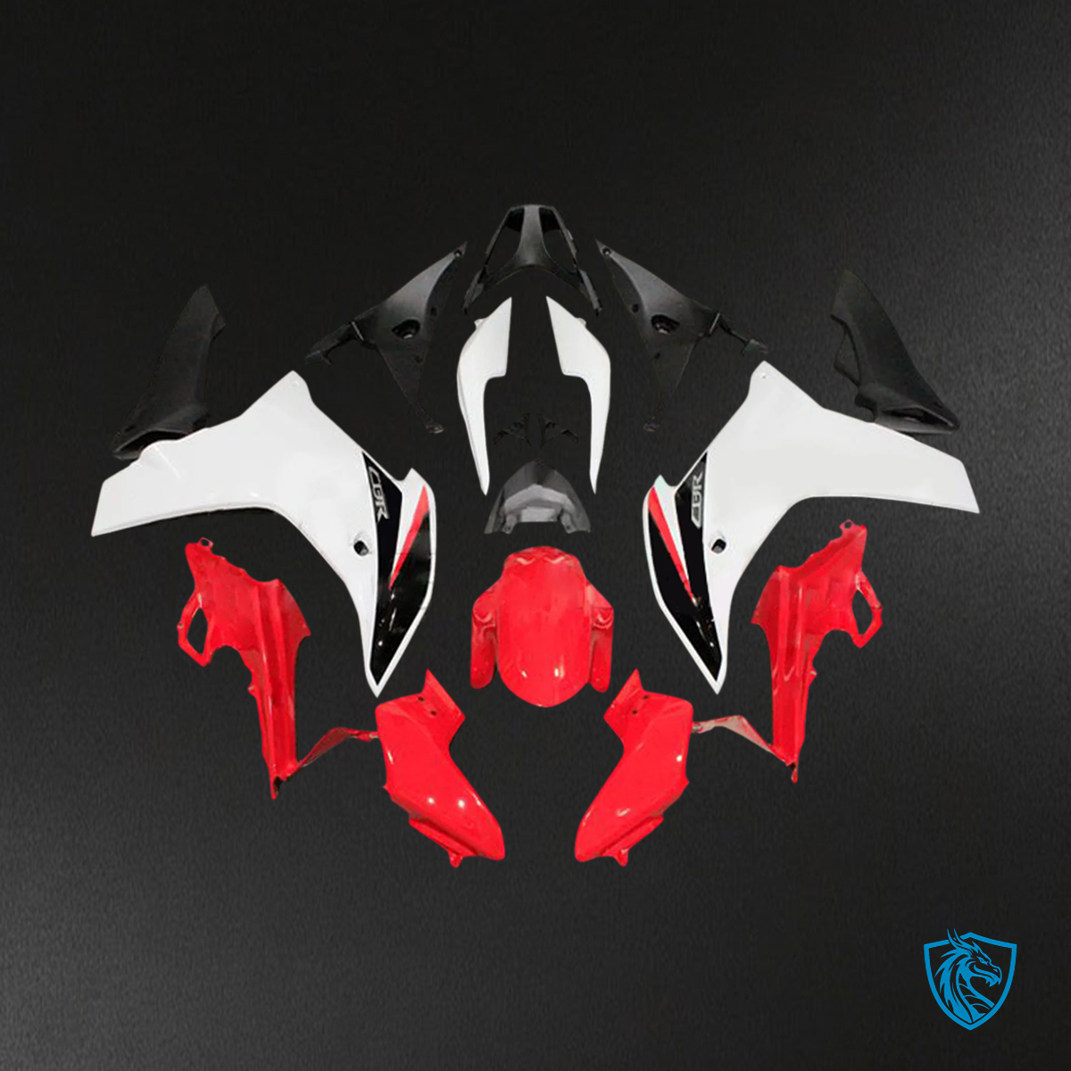 Honda CBR600 F (2011-2013) Red & White - Fairing Kit