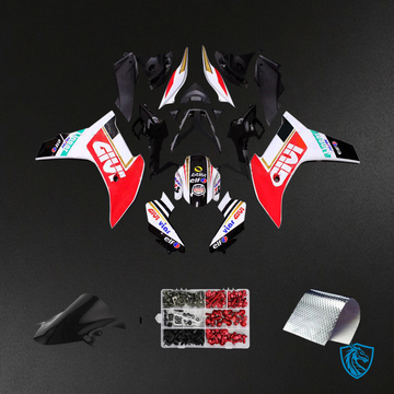 Honda CBR600 F (2011-2013) Red & White with Logos - Fairing Kit