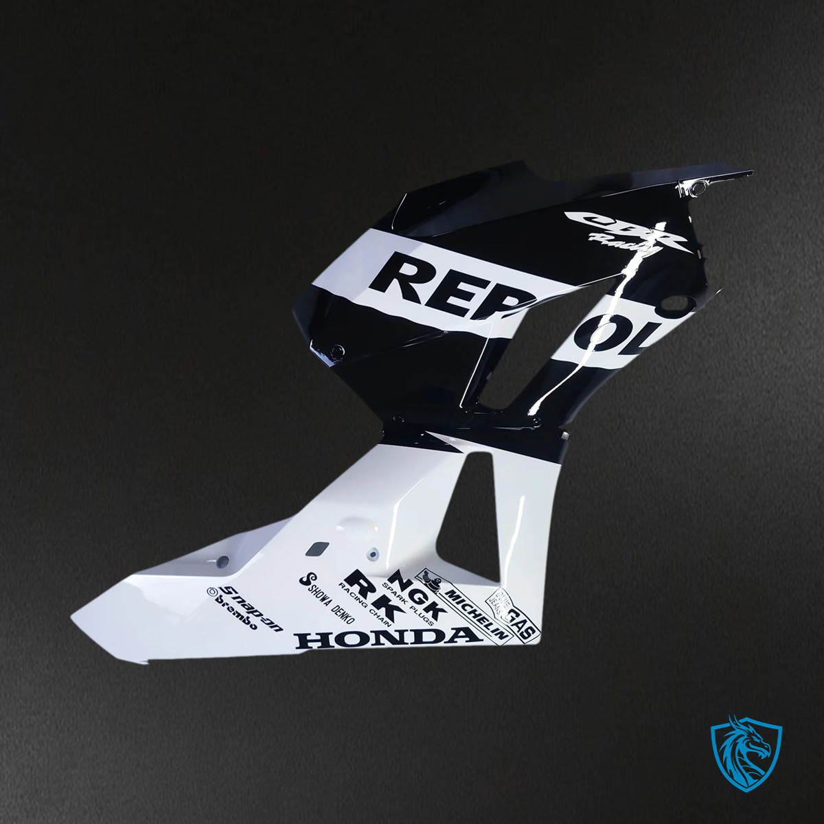 Honda CBR600 (2013-2020) White & Black - Fairing Kit