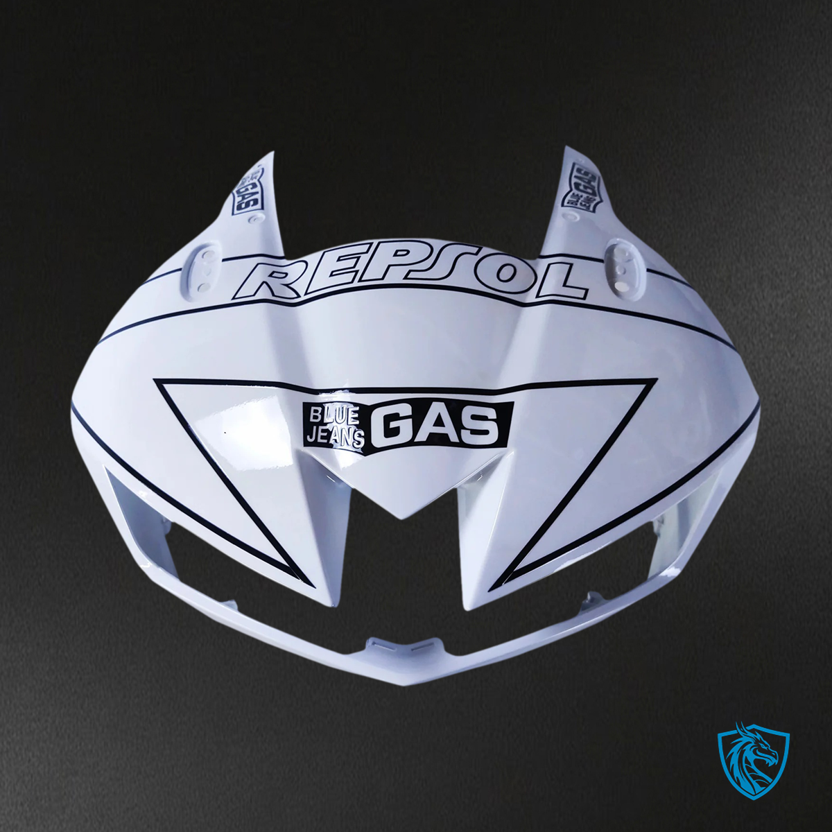 Honda CBR600 (2013-2020) White & Black - Fairing Kit
