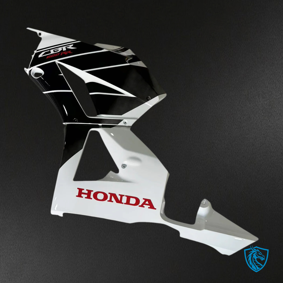 Honda CBR600 (2013-2020) White & Black Style2 - Fairing Kit