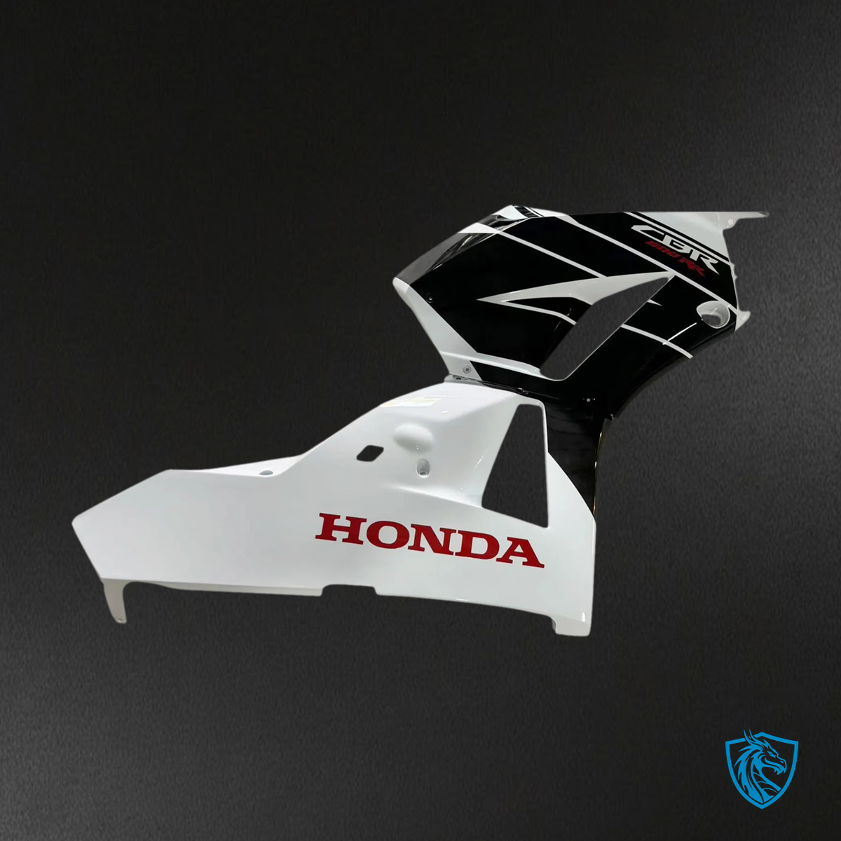 Honda CBR600 (2013-2020) White & Black Style2 - Fairing Kit