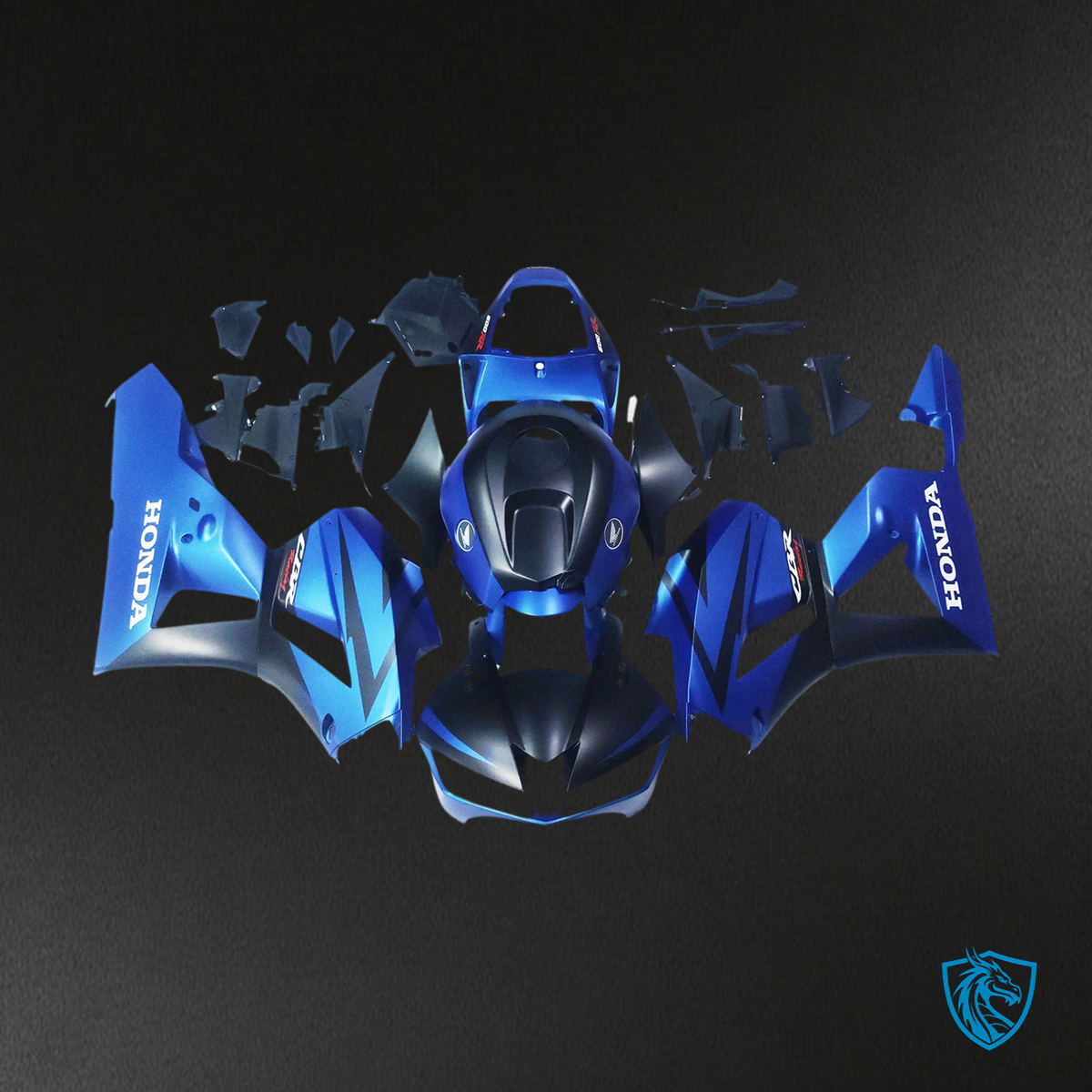 Honda CBR600 (2013-2023) Blue & Black - Fairing Kit