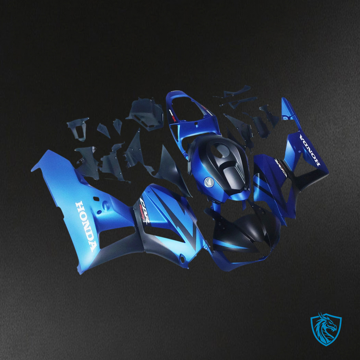 Honda CBR600 (2013-2023) Blue & Black - Fairing Kit
