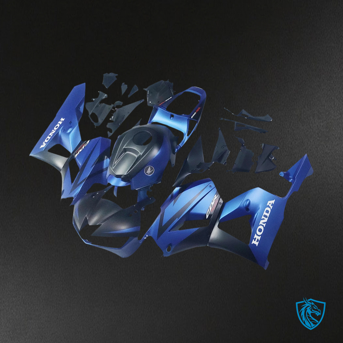 Honda CBR600 (2013-2023) Blue & Black - Fairing Kit