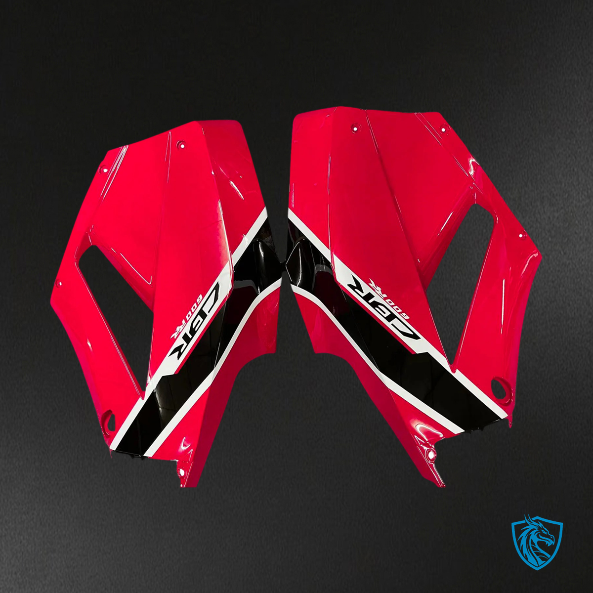 Honda CBR600 (2013-2023) Red & Black Style3 - Fairing Kit
