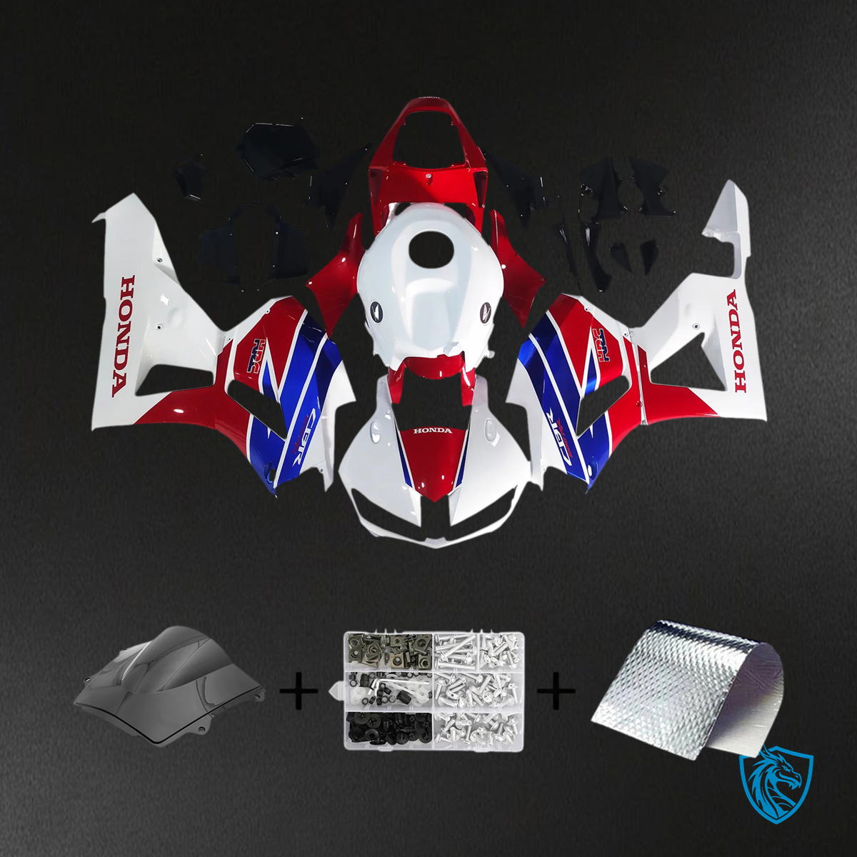 Honda CBR600 (2013-2023) Red & Blue Style2 - Fairing Kit