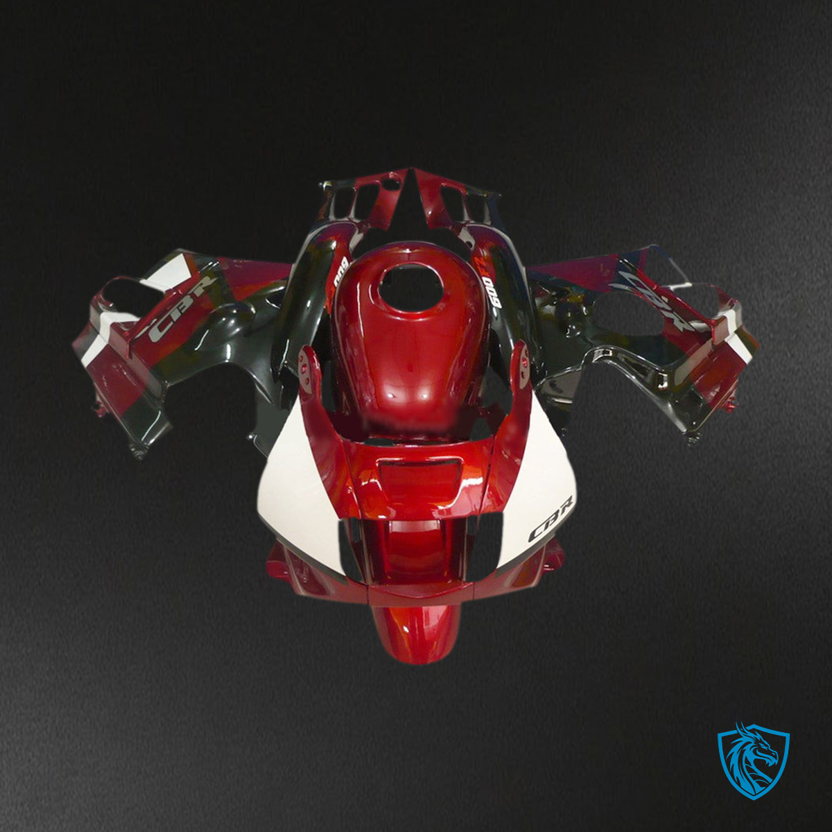 Honda CBR600 F2 (1991-1994) Fairing Kit - Red, White, and Black - ABS Bodywork