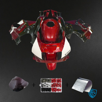 Honda CBR600 F2 (1991-1994) Fairing Kit - Red, White, and Black - ABS Bodywork