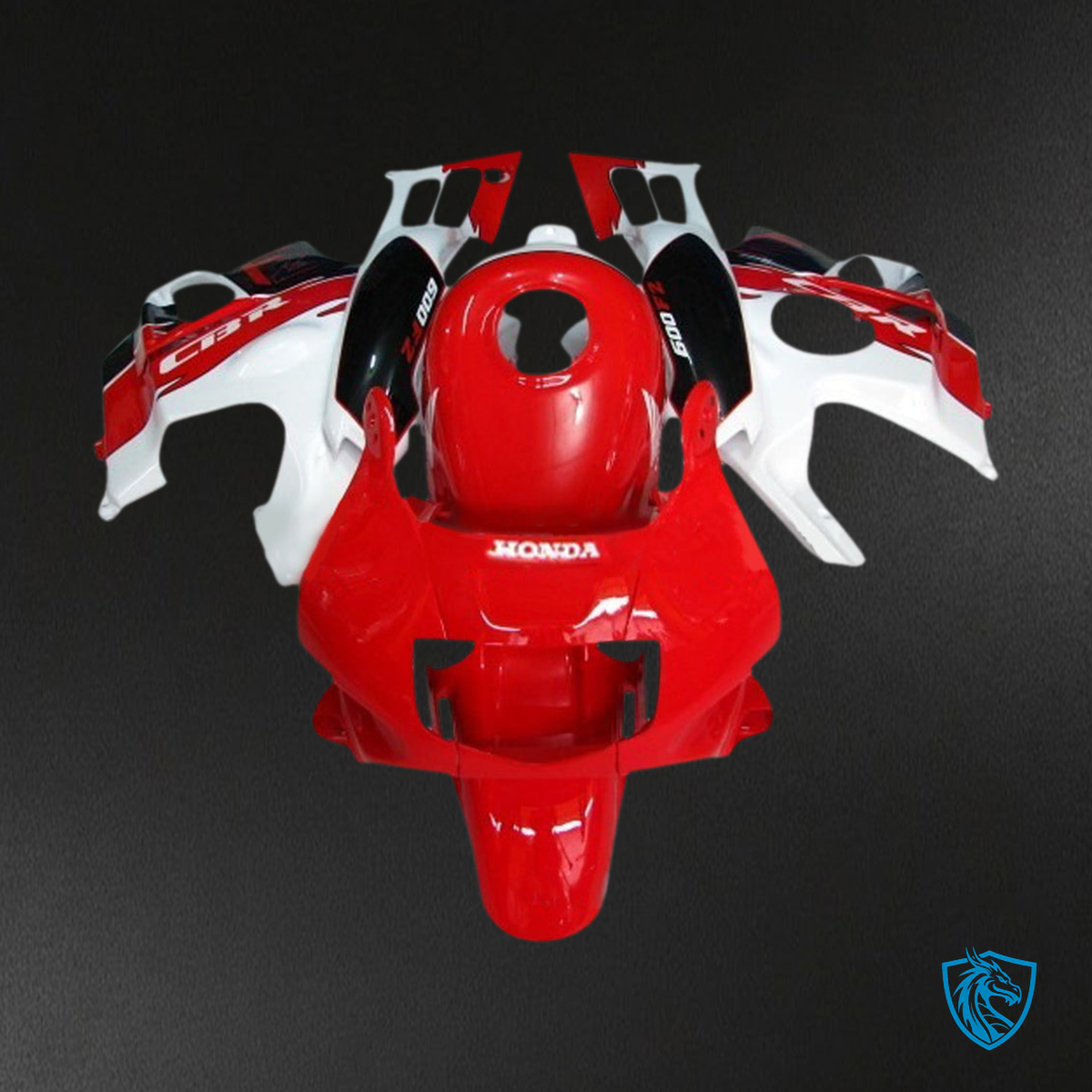 Honda CBR600 F2 (1991-1994) Fairing Kit- Red, White, and Black - ABS Bodywork