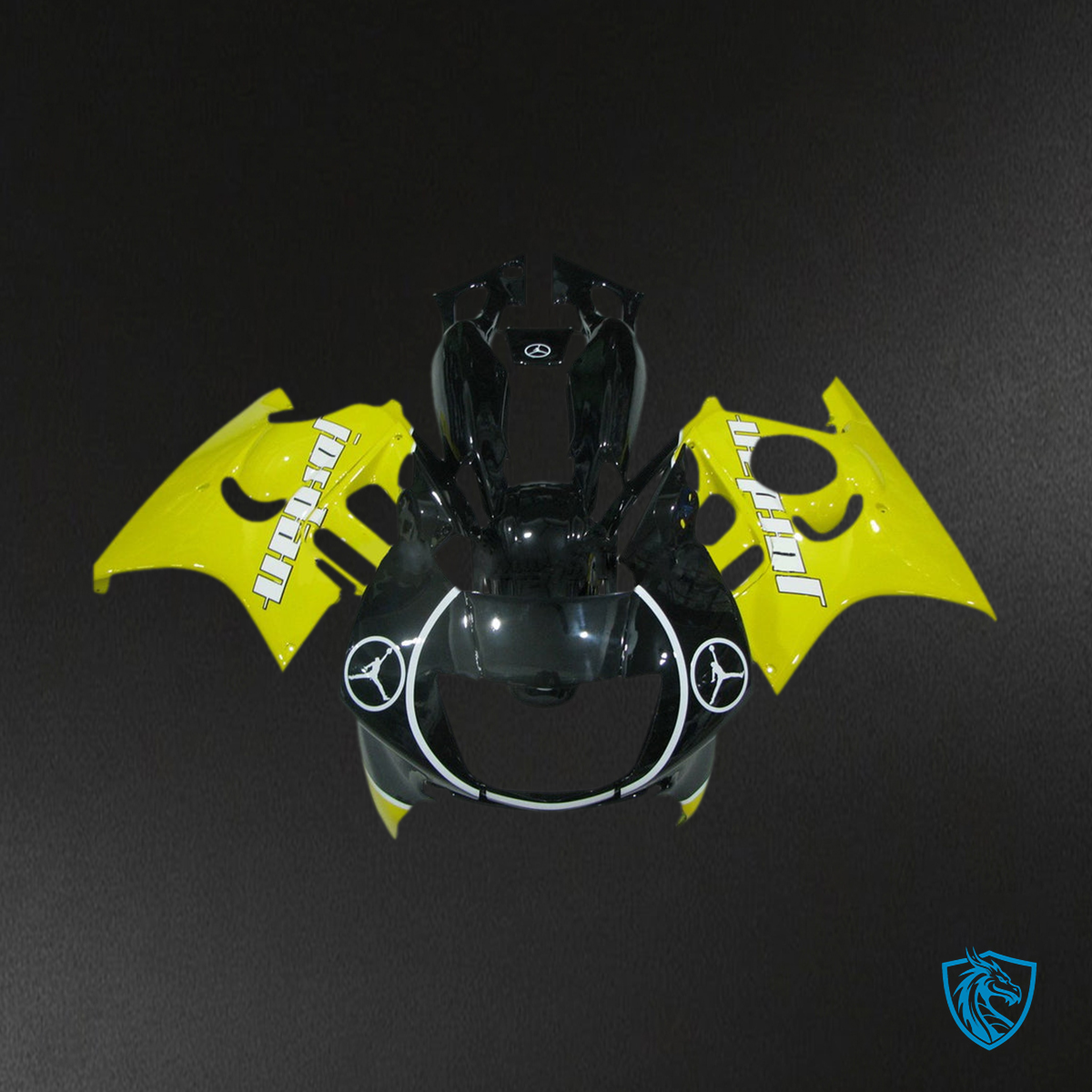 Honda CBR600 F3 (1997-1998) Fairing Kit- Black and Yellow. ABS Bodywork