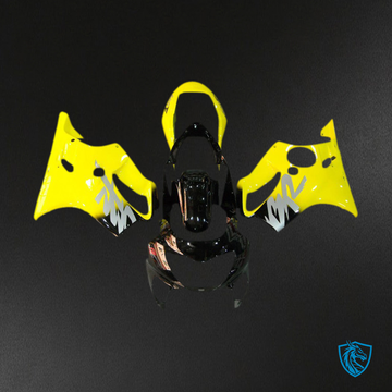 Honda CBR600 F4 (1999-2000) Yellow & Silver Stickers Motorcycle - Fairing Kit | ABS Bodywork