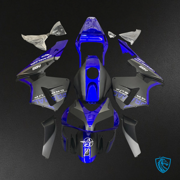 Honda CBR600RR (2003-2004) Black & Blue - Fairing Kit