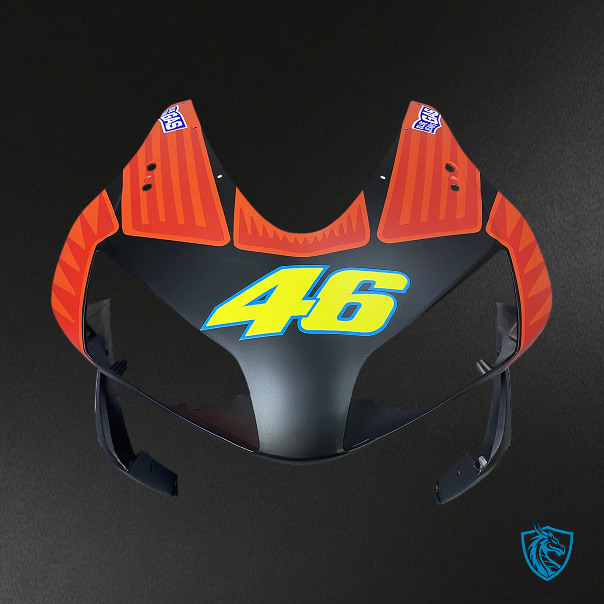 Honda CBR600RR (2003-2004) Black Blue & Red Accents - Fairing Kit