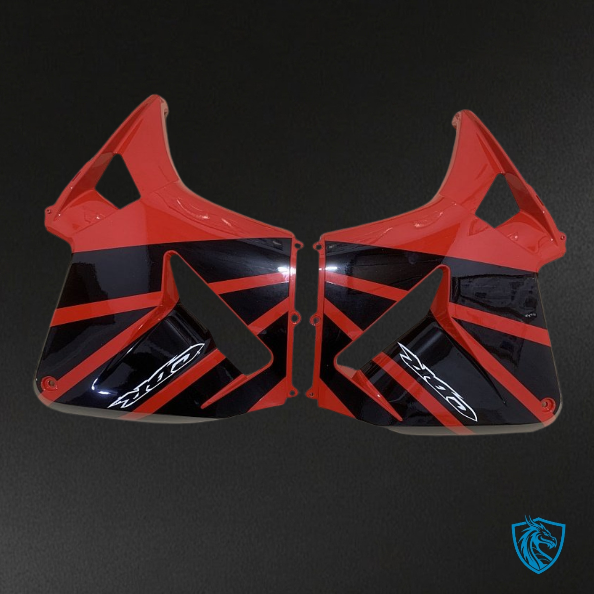 Honda CBR600RR (2003-2004) Red & Black - MERGEment Motorcycle Fairings Kit