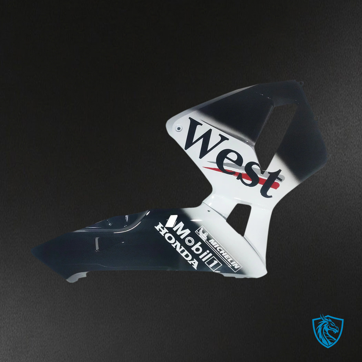 Honda CBR600RR (2003-2004) Black & White - Fairing Kit