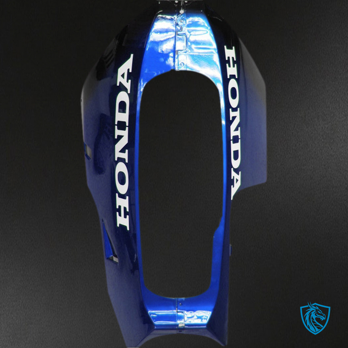 Honda CBR600RR (2003-2004) Black & Blue Flame Generic Fairings Kit - Aftermarket ABS Bodywork