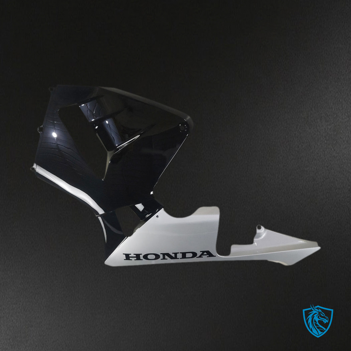 Honda CBR600RR (2003-2004) Black & Silver Generic - Custom ABS Fairing Kit