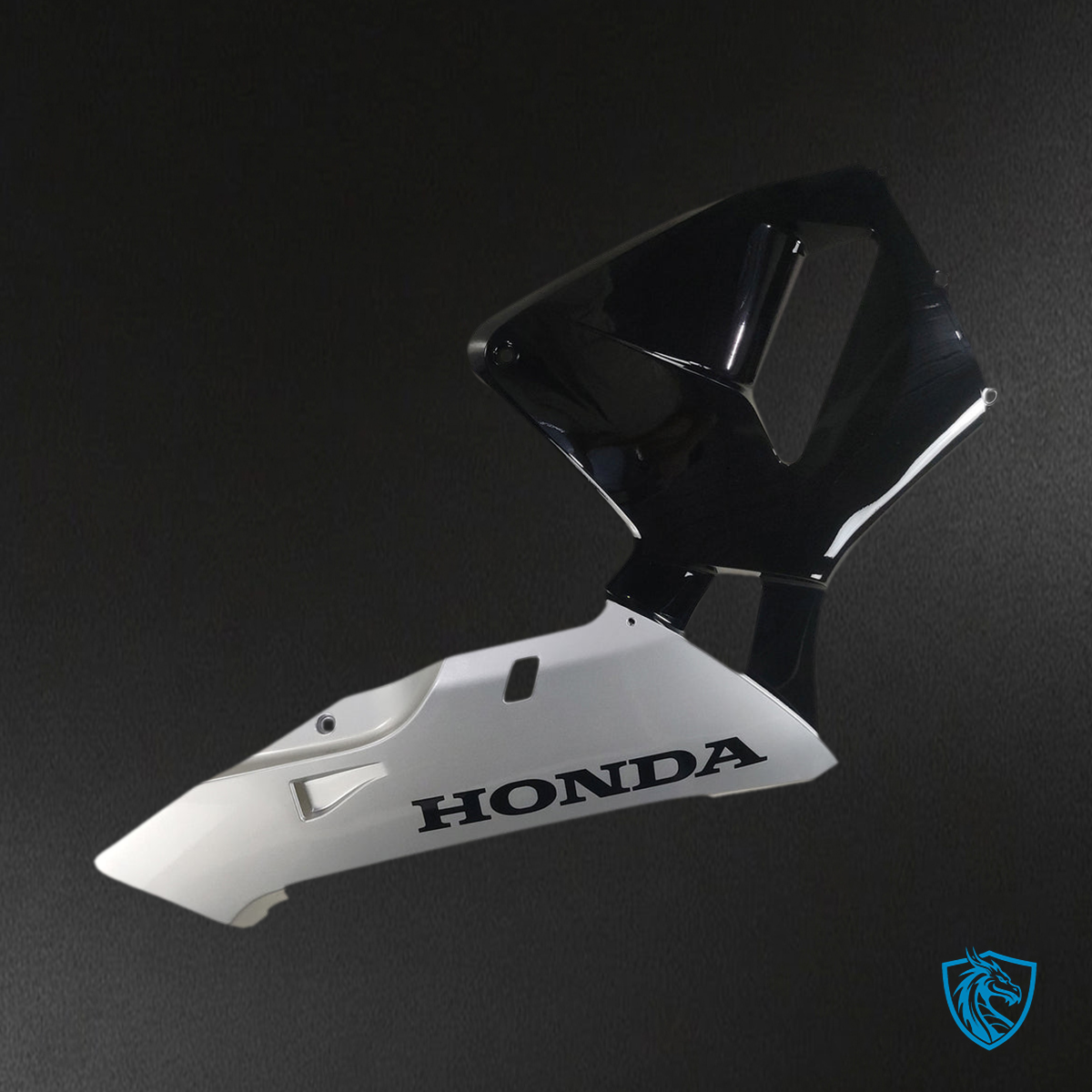 Honda CBR600RR (2003-2004) Black & Silver Generic - Custom ABS Fairing Kit