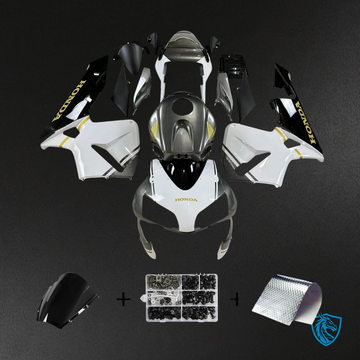 Honda CBR600RR (2003-2004) Black & White - Fairing Kit
